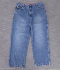 Vintage Bugle Boy Men's Carpenter Jeans 36x32 Baggy Skater Pockets Y2K 90s Denim
