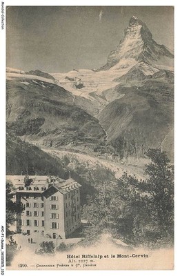 AYIP1-0056-SUISSE - GENEVE - Hotel riffelapt et le mont-cervin
