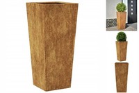 PflanzküBel BlumenküBel Pflanzcontainer PflanzgefäßE 35X35X75 Cm Cortenstahl