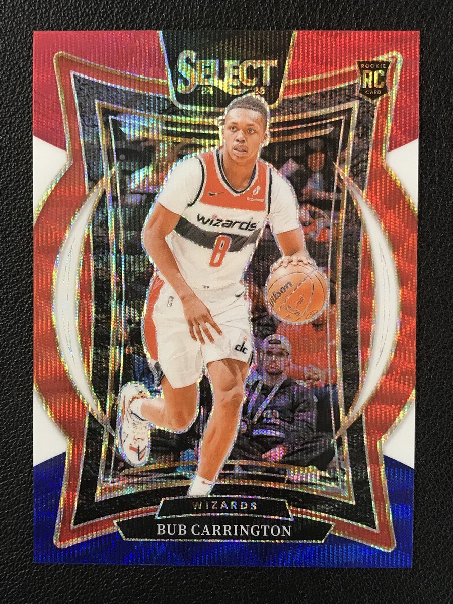 2024-25 Panini Select #81 Bub Carrington Tri-Color Prizm