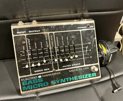   VINTAGE 90 s  Electro Harmonix Bass Micro Synthesizer Synth Gitarrenpedal!