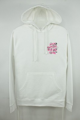 Anti Social Social Club x BTS BT21 Traceable White Fleece Hoodie Unisex Small