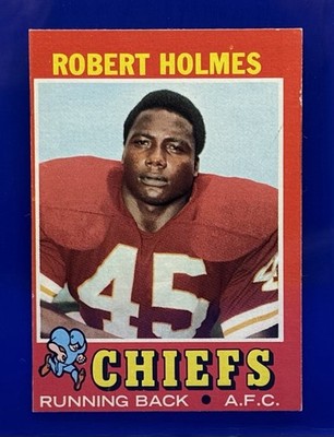 Robert Holmes 1971 Topps #254 Kansas City Chiefs Ex