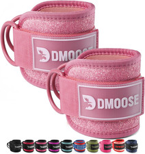 Ankle Strap for Cable Machine - One Size Fit with Premium Padding Cuffs, Ankle B