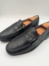 Allen Edmonds Cameron Penny Loafers Mens 12 B Black