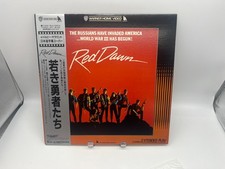 "Red Dawn" Japanese 08JL-99504 Laserdisc LD - with Obi