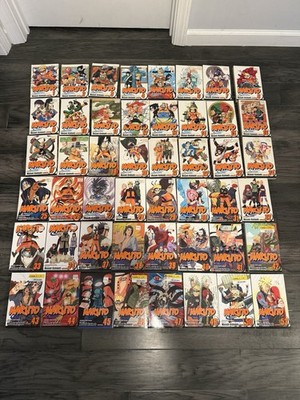 Naruto English Manga Volumes 1-34, 37-48, 50, 53