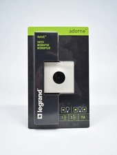 ADORNE  15A WAVE  SWITCH, WHITE, WITH MICROBA...