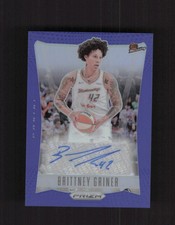 2024 Panini Prizm WNBA #TB-BG Brittney Griner Throwback Signatures Blue #/75