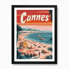 Aihrgdesign A Mid Century Modern Tr Framed Wall Art Poster Canvas Print Picture