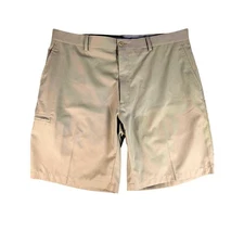 Champions Tour Men's Tan Beige Golf Shorts Gripper Waistband Size 38 Comfort