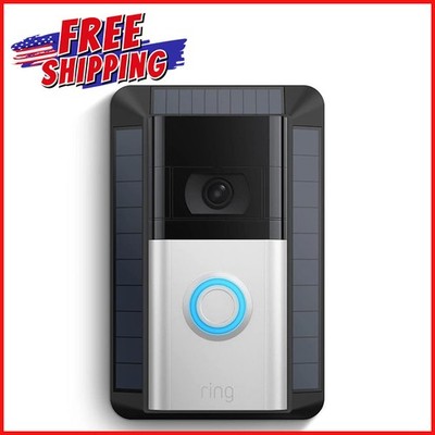 RING SOLAR CHARGER FOR BATTERY DOORBELLS Video Doorbell 3, 3+, 4, Plus, Pro NEW