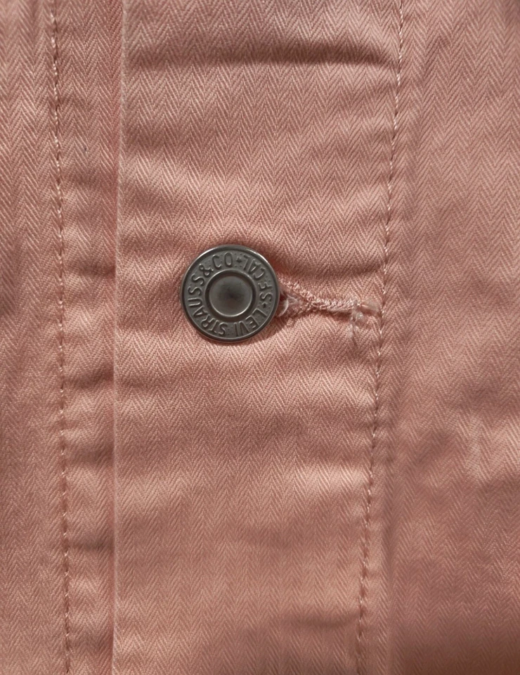 Chaqueta de Camionero LEVI'S NUEVA CON ETIQUETAS De Colección Calce Relajado Peaches 'N Crema - M Foto 4 de 4