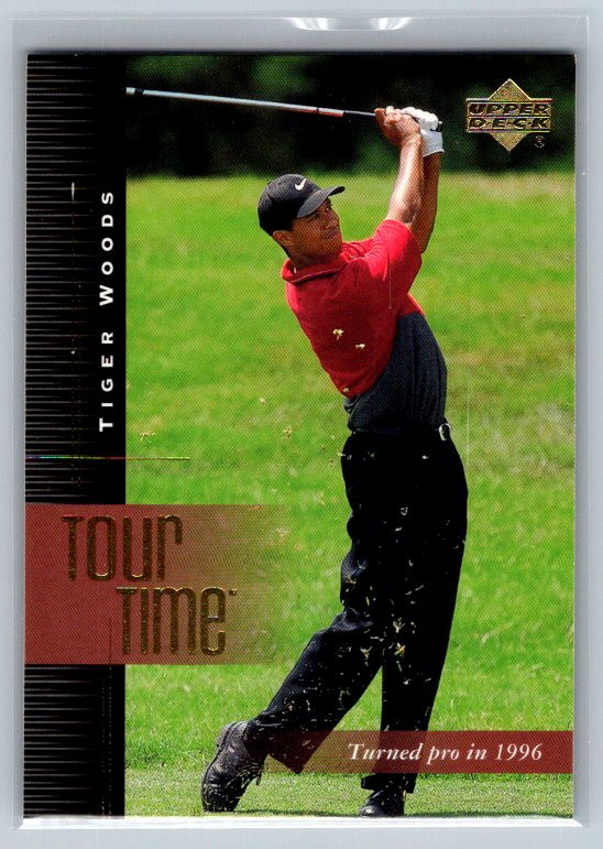 2001 Upper Deck #176 Tiger Woods Tour Time