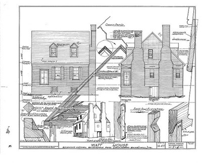 HABS VA,43-COLD,2- sheet 5 6 - Hugh Watt House, Old Cold Harbor, Hanover