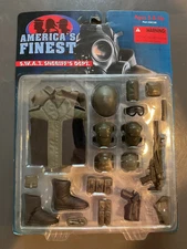 America's Finest 12" Scale S.W.A.T. Sheriff's Dept. Set Accessories 2000 NRFP