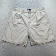 Vintage Polo Ralph Lauren Shorts Mens 38 Tyler Chinos Preppy missing Buttons