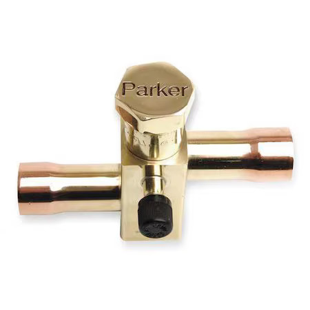 Parker Ql171r-08-08 Refrigerant Ball Valve, 1/2 In, 750 Psi