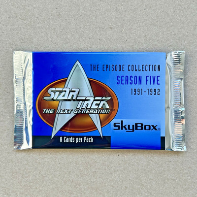 Star Trek The next Generation: Season Five (1996) Trading Cards Booster SkyBox