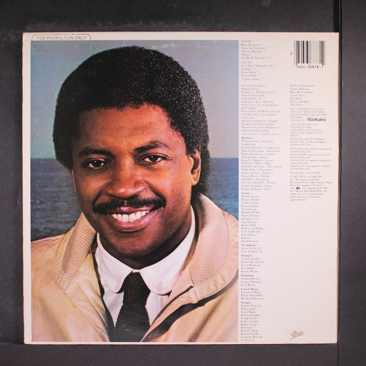 WEBSTER LEWIS: let me be the one EPIC 12