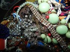 Junk Drawer Lot 2lbs Broken Vintage-Now Jewelry for Crafts Repairs — photo 4