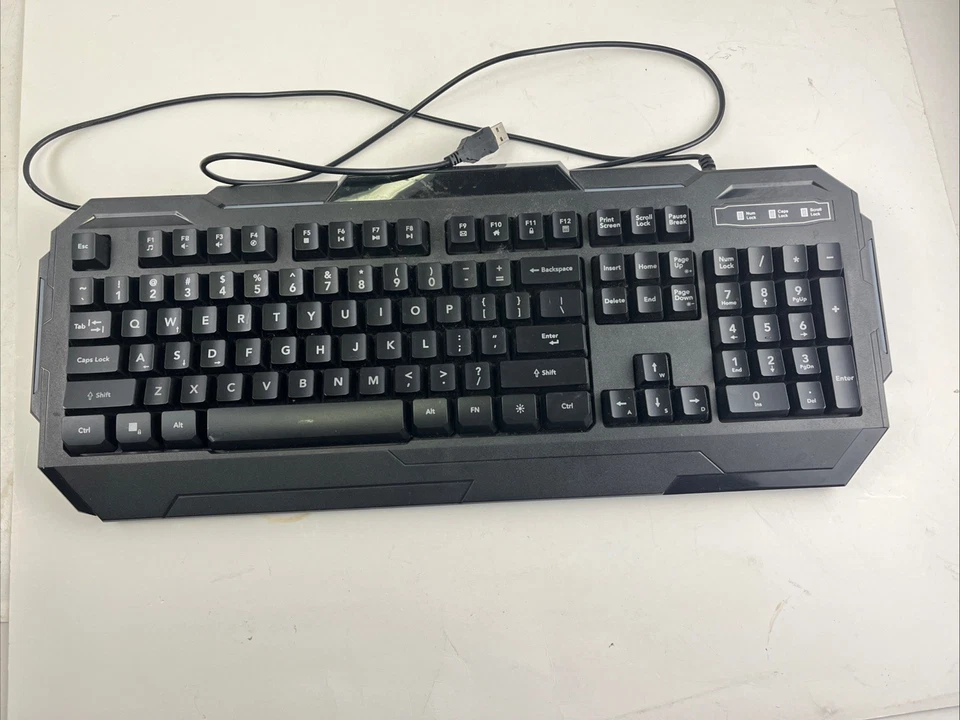 Bugha Backlit RGB LED Gaming Keyboard with Function Keys for PC U B - Image 2 of 4