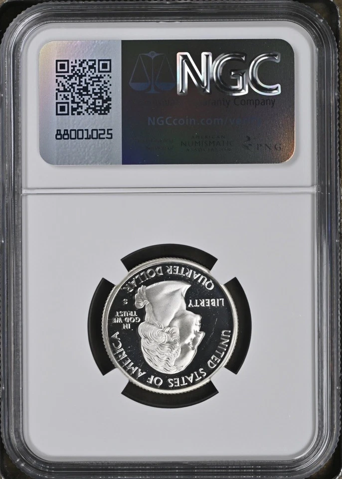 2007-S Silver Wyoming State Quarter - NGC PF69 ULTRA CAMEO - Image 2 of 2