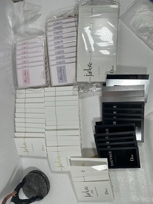 70x Dior  MIXED Parfum sample spray vials 1ml 0.03oz each - lot set of 70