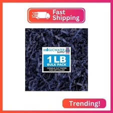 MagicWater Supply Crinkle Cut Paper Shred Filler-1LB Navy Blue-Decorative  Prot