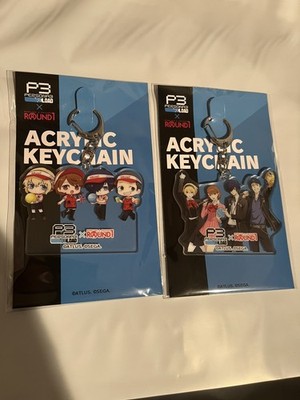 SEGA ATLUS Persona 3 Reload x ROUND 1 acrylic keychain toy merch round1 collab