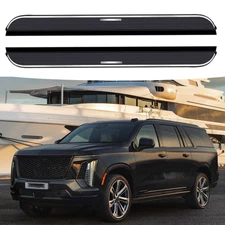 2pcs Running Boards Side Steps Fits For Cadillac Escalade ESV 2021-2026 Nerf Bar