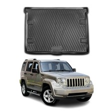 Kofferraummatte Kofferraumwanne für Jeep Cherokee 2008-2019 Gummi TPE Schwarz