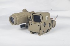 558 Scope Red Dot Sight Tactical Rifle Optic in Sand Color for Hunting Airsoft