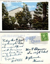 Senator Hotel Sacramento CA Postcard