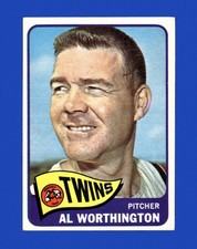 1965 Topps Set-Break #216 Al Worthington EX-EXMINT *GMCARDS*