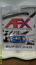 AFX RACING H.O. SCALE MEGA G 1.7 2022 CORVETTE C8 GULF 13 LIGHT BLUE/ORANGE NE