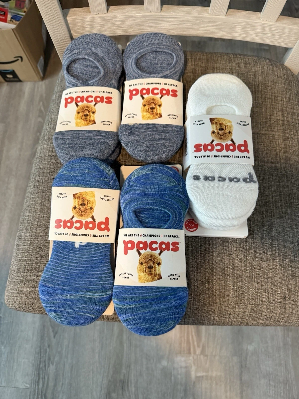 Pacas Alpaca Soft as Cashmere Women’s No-Show Socks M/L 5 Pair