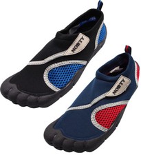 Young Men's Water Shoe Aqua Sock Surf Exercise Pool Beach Swim RUNS 1 SIZE SMALL