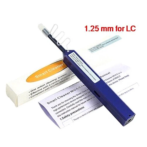 Click Cleaner Pen for 1 25mm Fiber Optic Connectors Scratch Cleaning