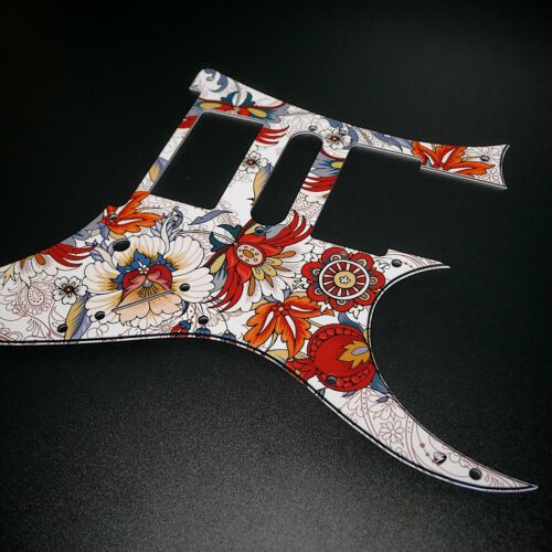 Ibanez RG Series Pickguard • Folk Flowers • Custom Pickguard • Graphic - Picture 4 of 11