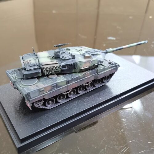 1/72 German Leopard 2A7 main battle tank NATO tricolor camouflage Finished Model - Afbeelding 1 van 12