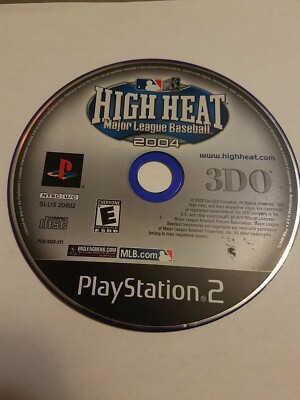 High Heat Major League Baseball 2004 (Sony PlayStation 2, 2003) PS2 GAME ONLY