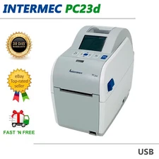 INTERMEC PC23d Direct Thermal Barcode Label Printer USB No AC Adapter