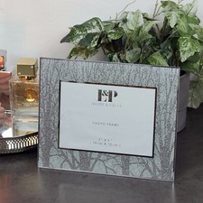 Silver Woodland Glass Candle Plates Mirrored Tea Light Candle Holder Oil Burner