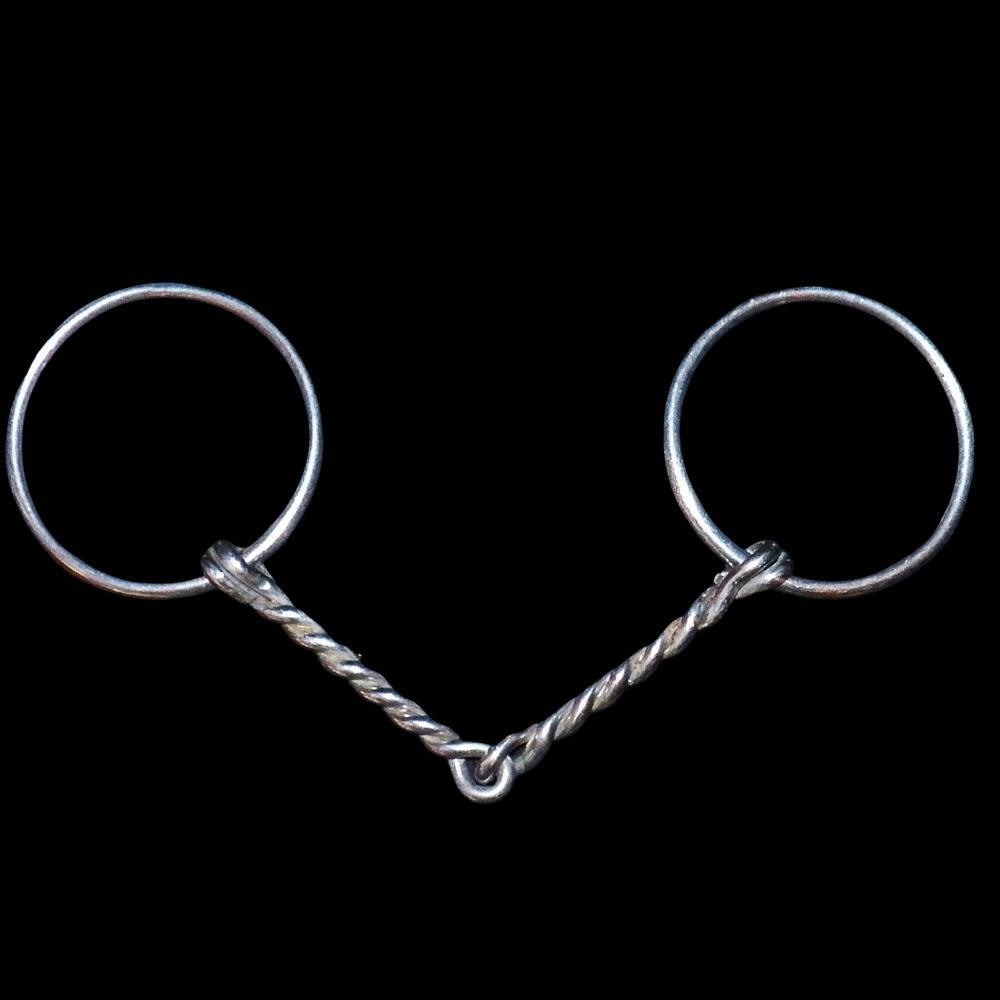 Draft Warmblood Mule Freisian Stainless Steel Twisted Wire Ring