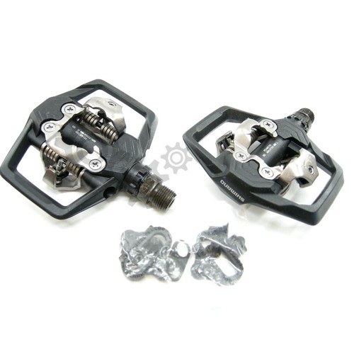 Pedales Shimano PD-ME700 SPD Mtb Clipless Enduro Trail con tacos Deore SLX - Imagen 3 de 7