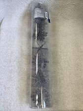 ORNAMENTS 7 SILVER GLITTER SNOWFLAKES SHATTERPROOF NIP