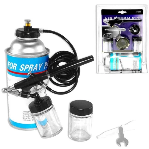 Air Brush KIT Complete No Compressor Hobby Airbrush Model Cars Painting Tools