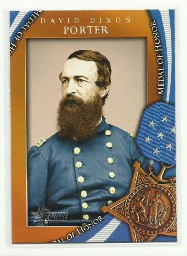 TOPPS HERITAGE 2009 TC MOH-38 {Medal of Honor} David Dixon Porter NEW - Picture 1 of 2