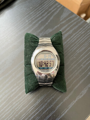 Mens Vintage Casio E-DataBank Watch - Working W/ New Battery - Nice Condition!